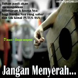 Jangan Menyerah Lyrics And Music By D Masiv Arranged By Amc Basecamp