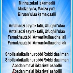 Ya Badrotim Lyrics And Music By Shalawat Arranged By R491l Khabibah